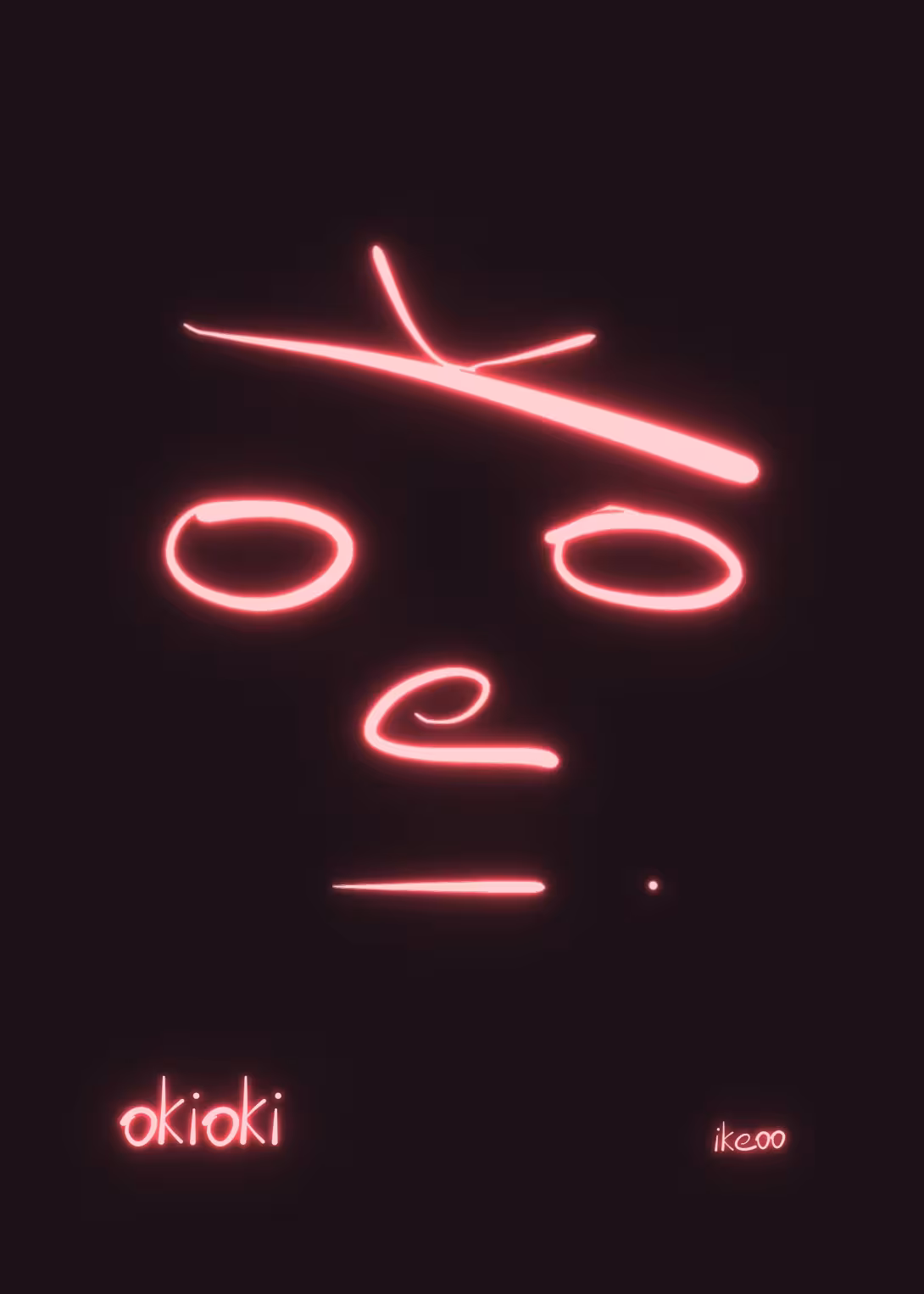 okioki — couper en morceaux (néon) — okioki