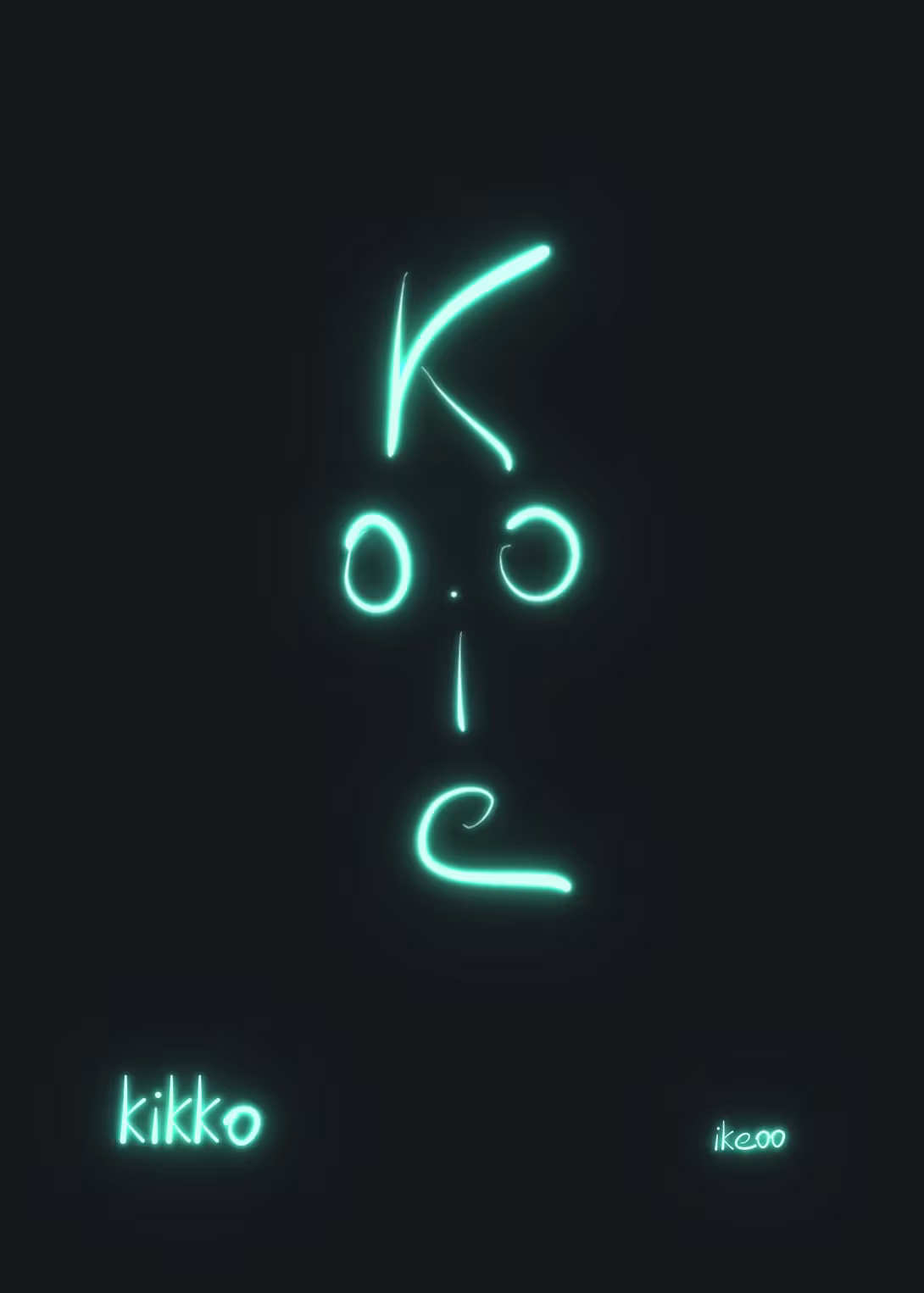 kikko — écaille de tortue (néon) — kikko