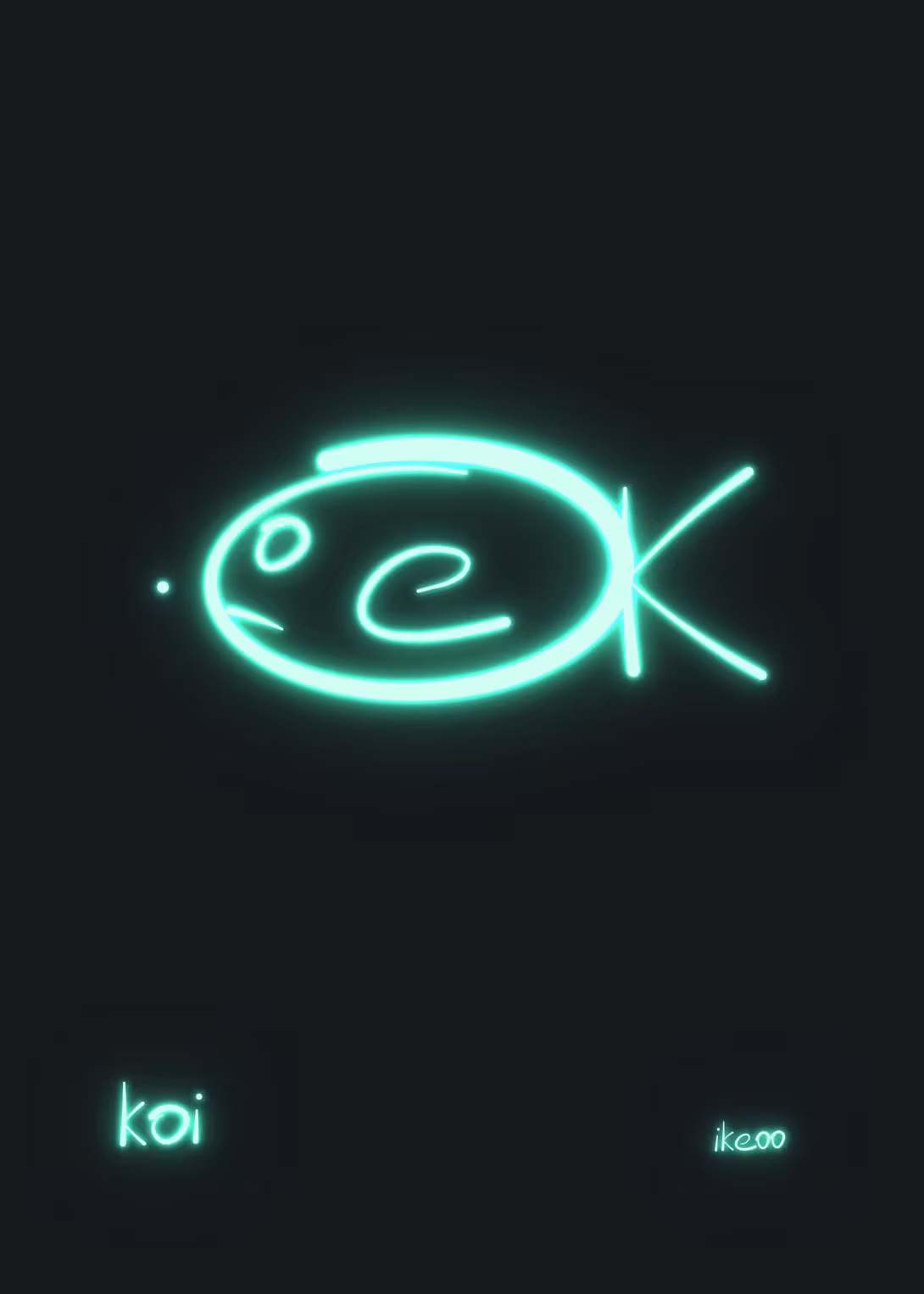 koi — carpe (néon)