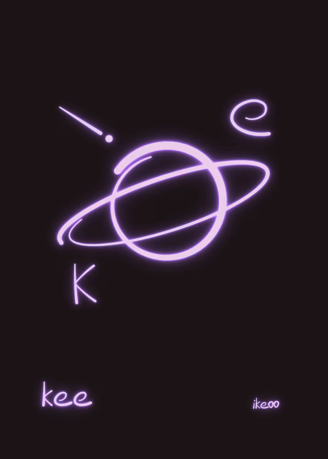 kee — collier (néon)